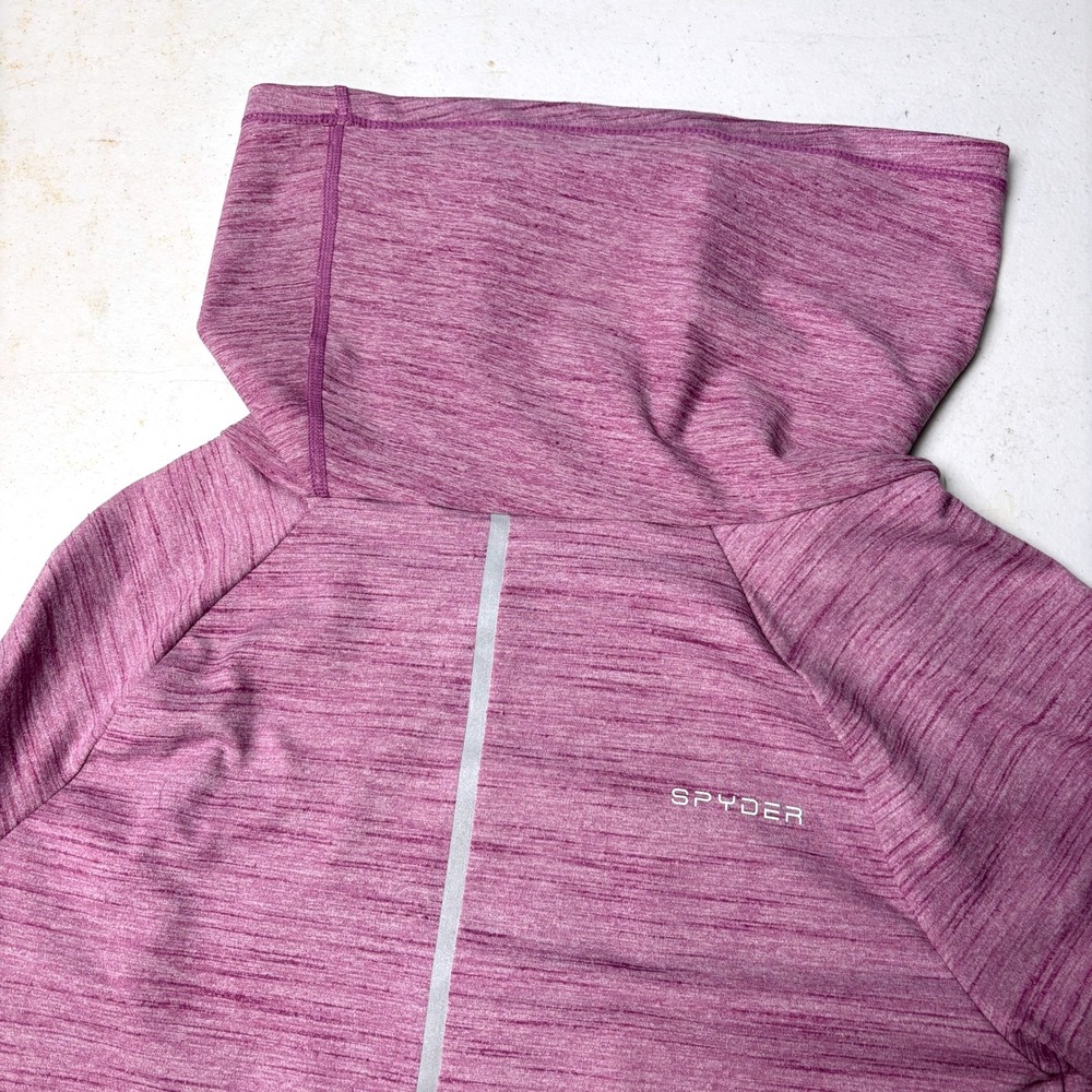 NWT Spyder Solitude Funnel Neck‎ Grape L/S Top Women M. Ski Mountains Cozy Cabin - Picture 14 of 15